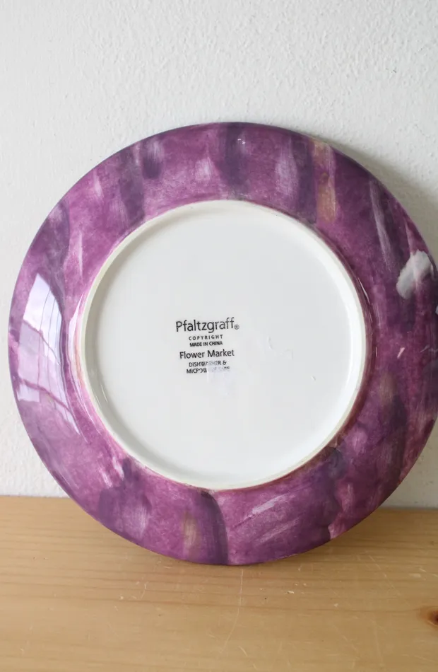 Earrings Pfaltzgraff Pfaltzgraff Flower Market Lunch Salad Plate 8