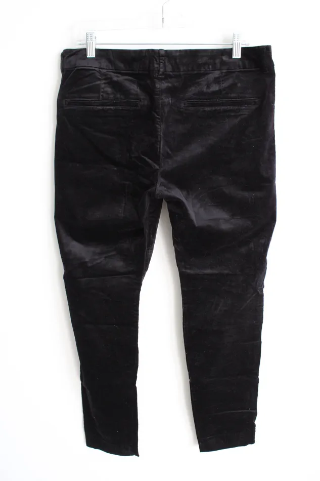 Old Navy Rings Old Navy Black Velvet Pixie Pant 12 Petite