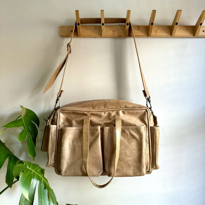 ZANI Leather Diaper Bag Earrings