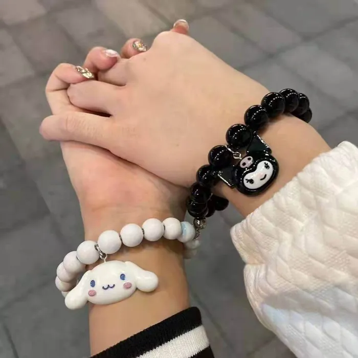 Earrings worldnetgifts BFFs Magnetic USB Charging Cable Bracelets