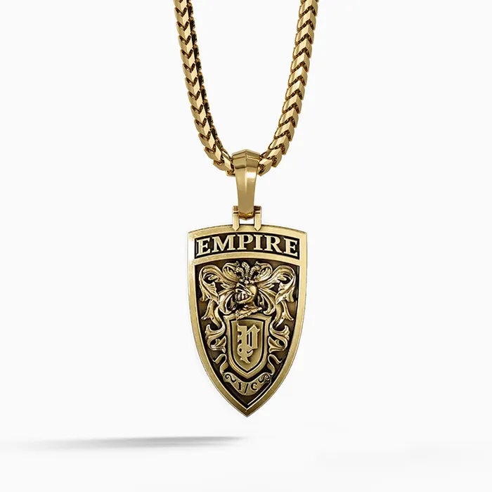 Necklaces Proclamation Jewelry Empire Gold Lion Head Pendant with Diamonds