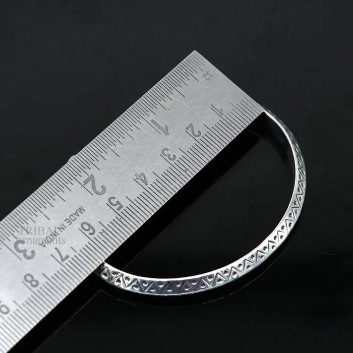 925 sterling silver handmade exclusive vintage design cuff bracelet bangle kada best unisex stylish fancy gifting jewelry cuff1123 TRIBAL ORNAMENTS Bracelets