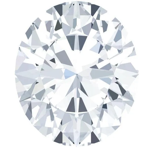 FIRE BRILLIANCE Rings FAB Moissanite Oval Cut