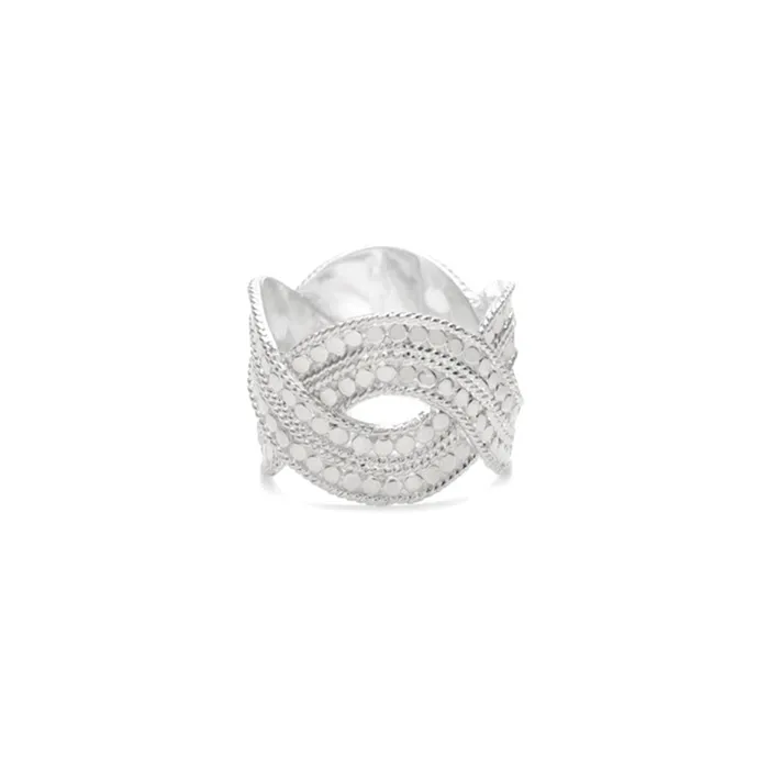 Anna Beck Rings Anna Beck Woven Band Ring Silver