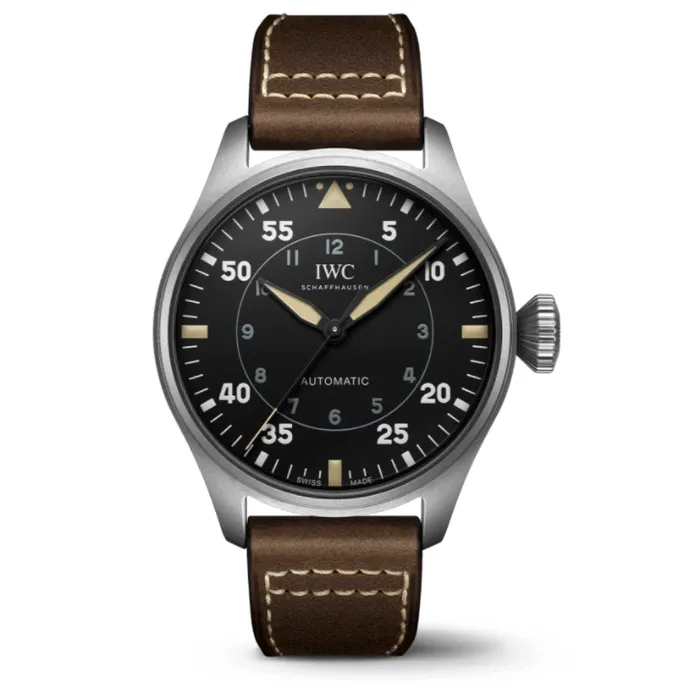 IWC Schaffhausen Watches IWC Big Pilots Watch Spitfire Titanium Case Leather 43mm Automatic IWC Schaffhausen Watches IWC Big Pilots Watch Spitfire Titanium Case Leather 43mm Automatic