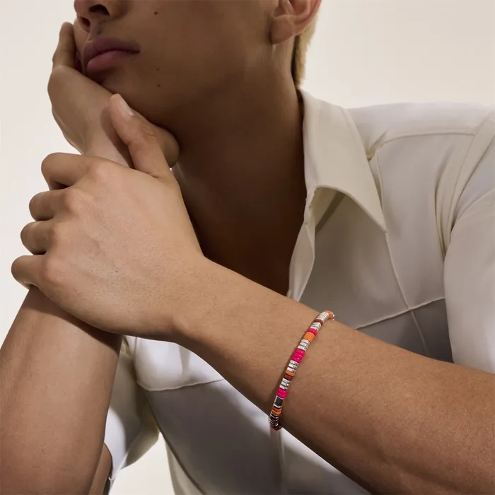 John Hardy Bracelets John Hardy Sterling Silver 5mm Colorblock Bracelet