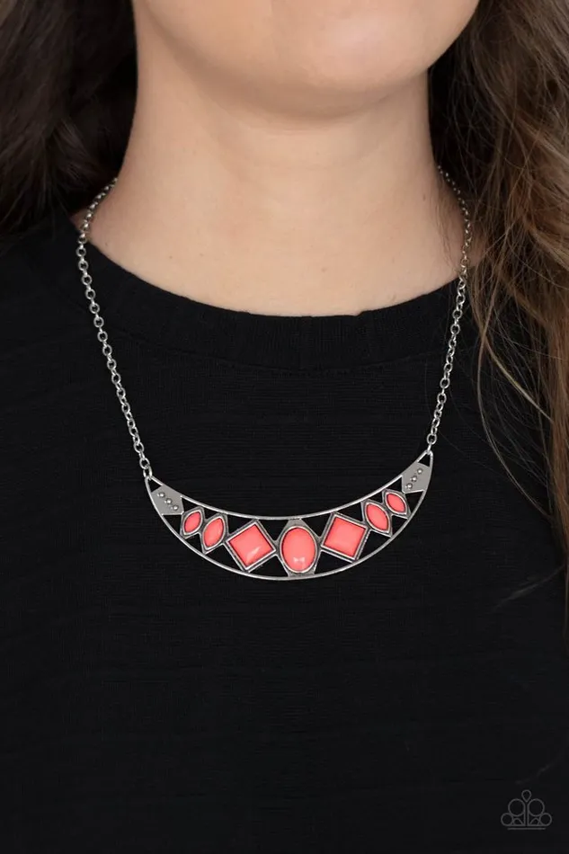 Necklaces Paparazzi Jewelry Paparazzi Necklace Emblazoned Era Pink