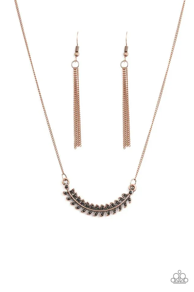 Necklaces Paparazzi Jewelry Paparazzi Necklace Flying Colors Copper
