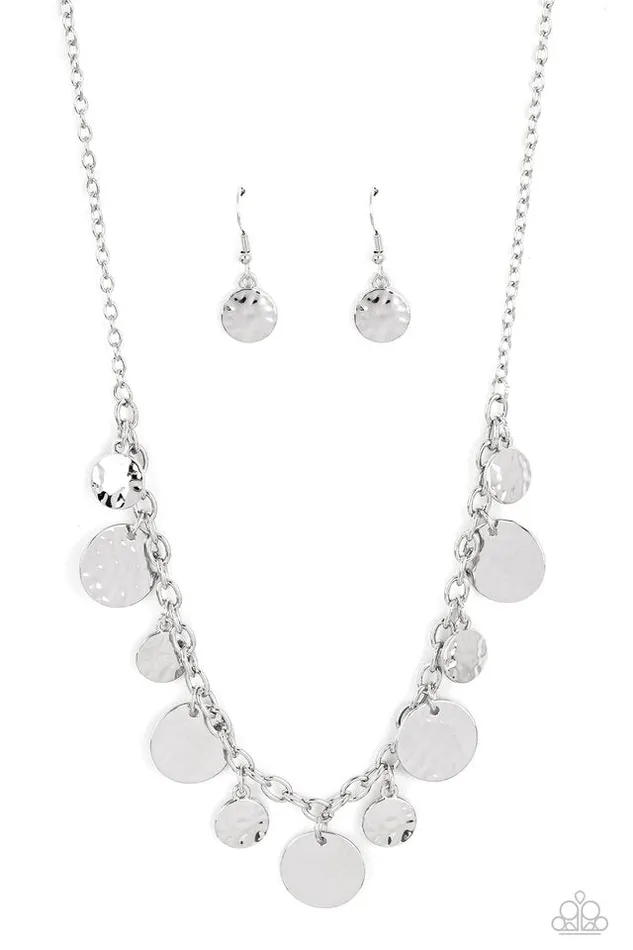 Necklaces Paparazzi Jewelry Paparazzi Necklace Model Medallions Silver Necklaces Paparazzi Jewelry Paparazzi Necklace Model Medallions Silver