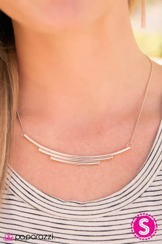 Necklaces Paparazzi Necklace Majestic Mesas Gold Paparazzi Jewelry