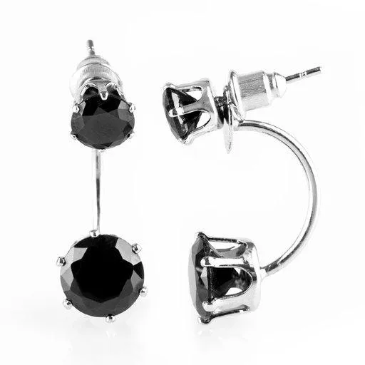 Paparazzi Earring Starlet Squad Black Paparazzi Jewelry Earrings