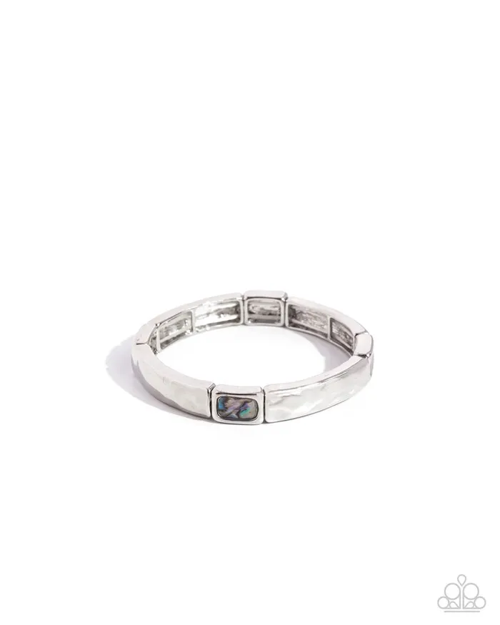 Paparazzi Jewelry Bracelets Paparazzi Bracelet Admirable Abalone Blue Paparazzi Jewelry Bracelets Paparazzi Bracelet Admirable Abalone Blue