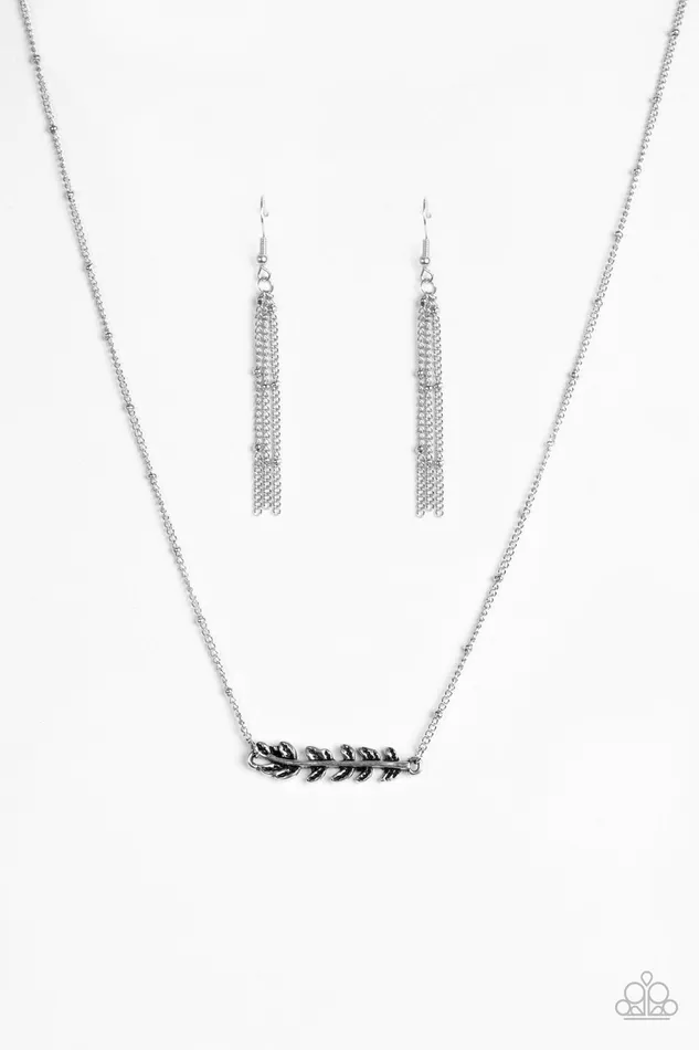 Paparazzi Jewelry Necklaces Paparazzi Necklace Beautifully Branching Silver