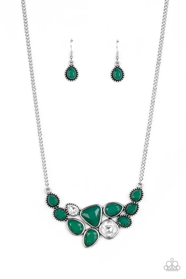 Paparazzi Jewelry Necklaces Paparazzi Necklace Breathtaking Brilliance Green