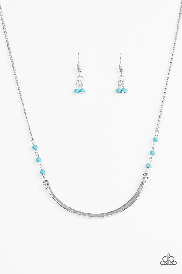 Paparazzi Jewelry Necklaces Paparazzi Necklace Canyon Horizon Blue