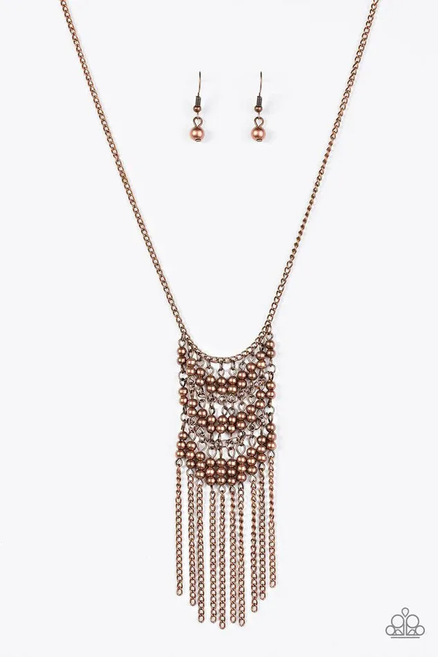 Paparazzi Jewelry Necklaces Paparazzi Necklace Metal Maven Copper