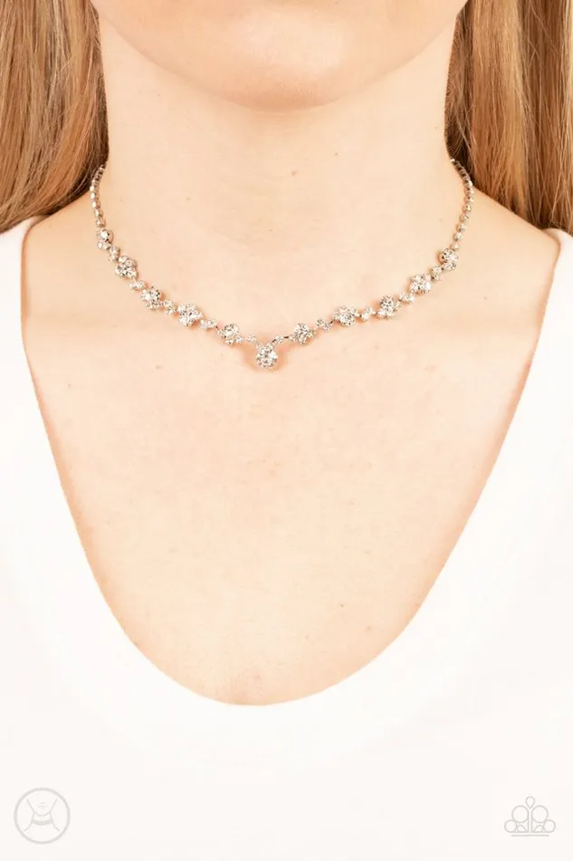 Paparazzi Jewelry Necklaces Paparazzi Necklace Regal Rebel White