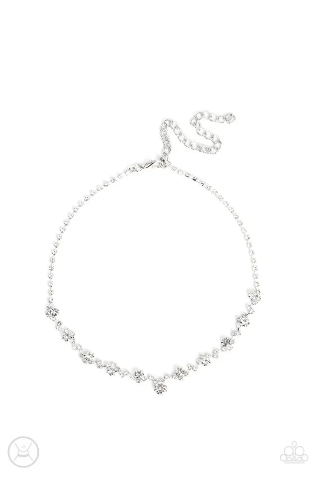 Paparazzi Jewelry Necklaces Paparazzi Necklace Regal Rebel White Paparazzi Jewelry Necklaces Paparazzi Necklace Regal Rebel White