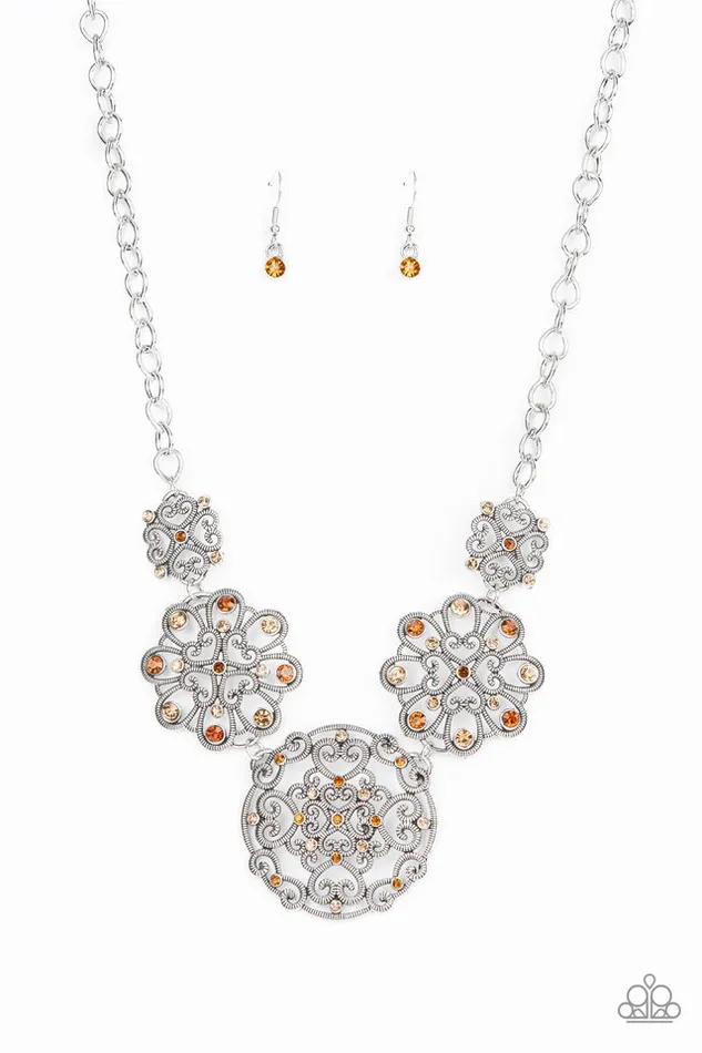 Paparazzi Jewelry Necklaces Paparazzi Necklace Royally Romantic Brown Paparazzi Jewelry Necklaces Paparazzi Necklace Royally Romantic Brown