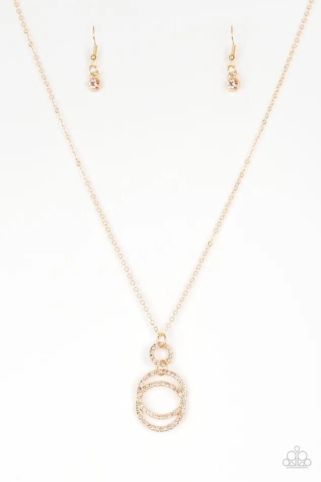 Paparazzi Jewelry Necklaces Paparazzi Necklace Timeless Trio Gold Paparazzi Jewelry Necklaces Paparazzi Necklace Timeless Trio Gold