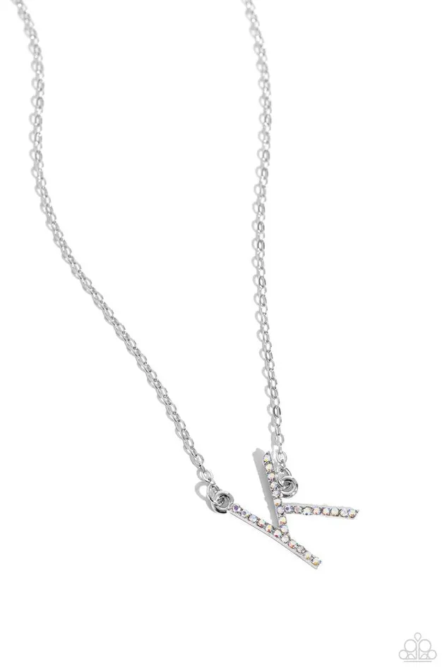 Paparazzi Necklace INITIALLY Yours K Multi Paparazzi Jewelry Necklaces