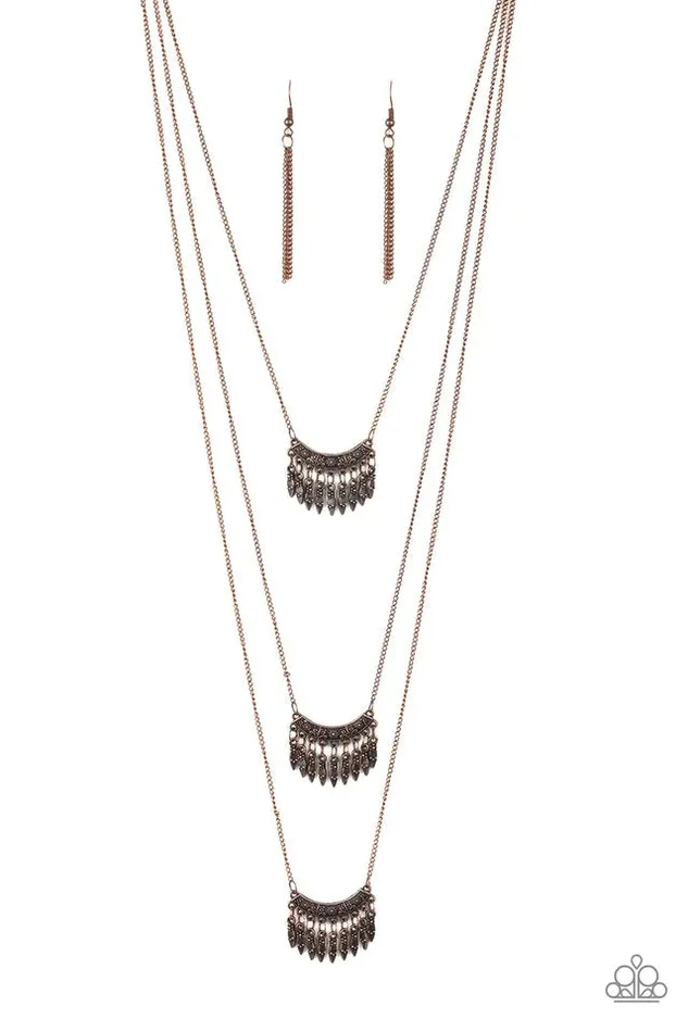 Paparazzi Necklace Seasonal Charm Copper Paparazzi Jewelry Necklaces