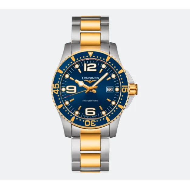 Rings Longines Longines Hydroconquest TwoTone Blue Dial 41mm Quartz