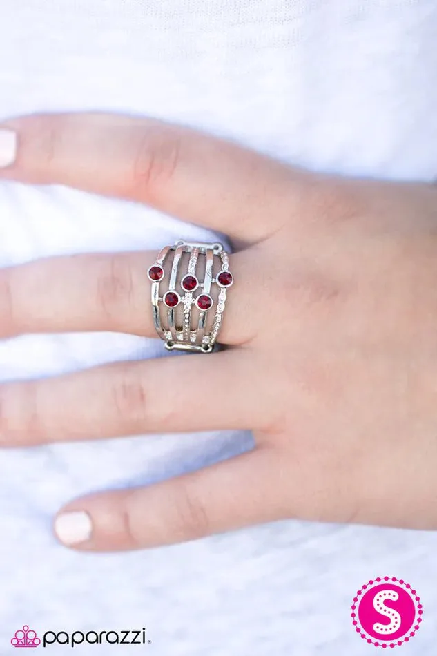 Rings Paparazzi Jewelry Paparazzi Ring Close Ranks Red