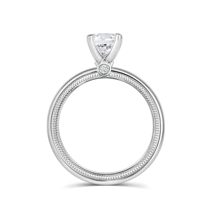 Verragio Tradition 14K White Gold Solitaire Mount Ring Verragio Rings