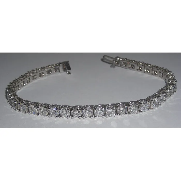 GB Bracelets 10 Carats Natural Earth Mined Diamond Tennis Bracelet Vs Jewelry White Gold Bracelet GB Bracelets 10 Carats Natural Earth Mined Diamond Tennis Bracelet Vs Jewelry White Gold Bracelet