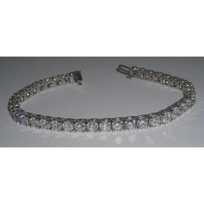 GB Bracelets 10 Carats Natural Earth Mined Diamond Tennis Bracelet Vs Jewelry White Gold Bracelet GB Bracelets 10 Carats Natural Earth Mined Diamond Tennis Bracelet Vs Jewelry White Gold Bracelet
