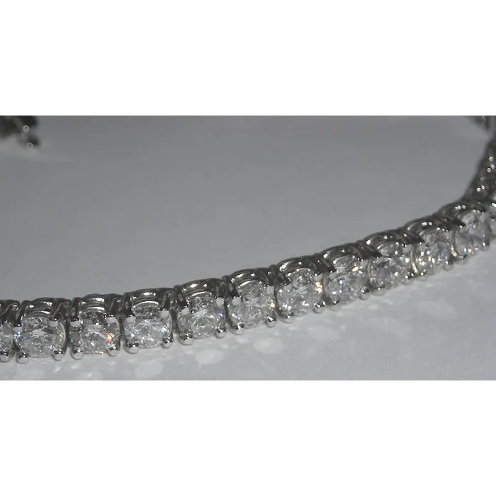 GB Bracelets 10 Carats Natural Earth Mined Diamond Tennis Bracelet Vs Jewelry White Gold Bracelet GB Bracelets 10 Carats Natural Earth Mined Diamond Tennis Bracelet Vs Jewelry White Gold Bracelet