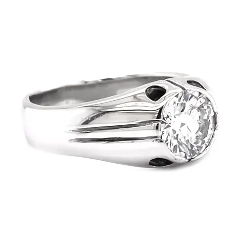 HarryChadEntcom Rings Gents Ring Unique Mens Mined Diamond Jewelry