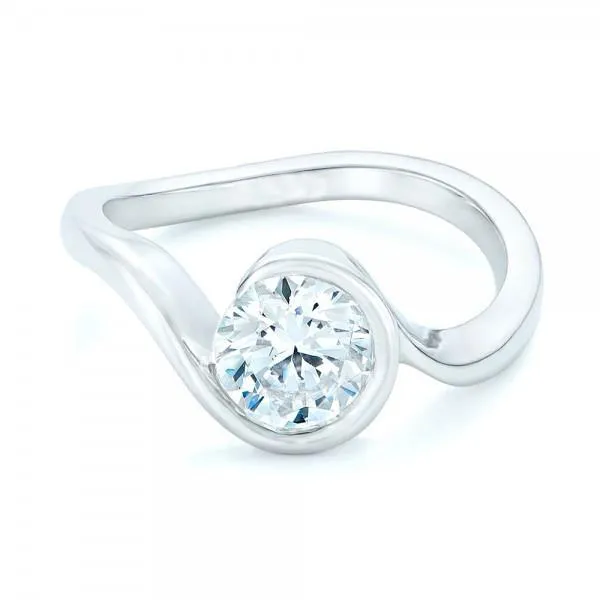 Rings 250 Ct Round Cut Natural Earth Mined Diamond Solitaire Engagement Ring White Gold GB