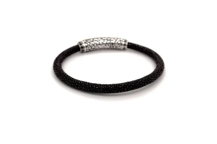 Bracelets Stingray Leather Bracelet Brown Samuel B