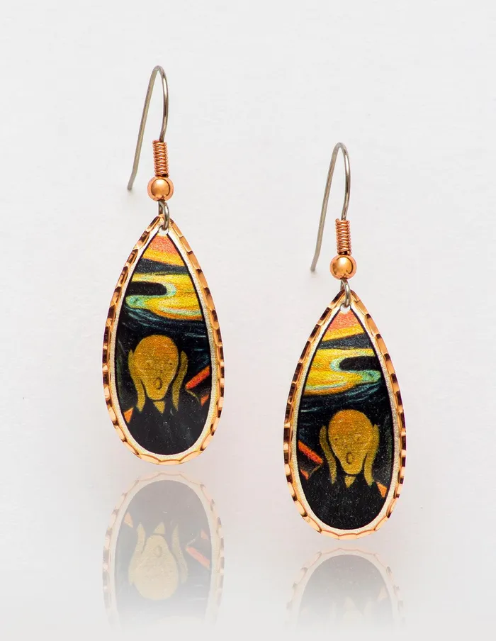 Edvard Munch The Scream Earring artuckycom Earrings