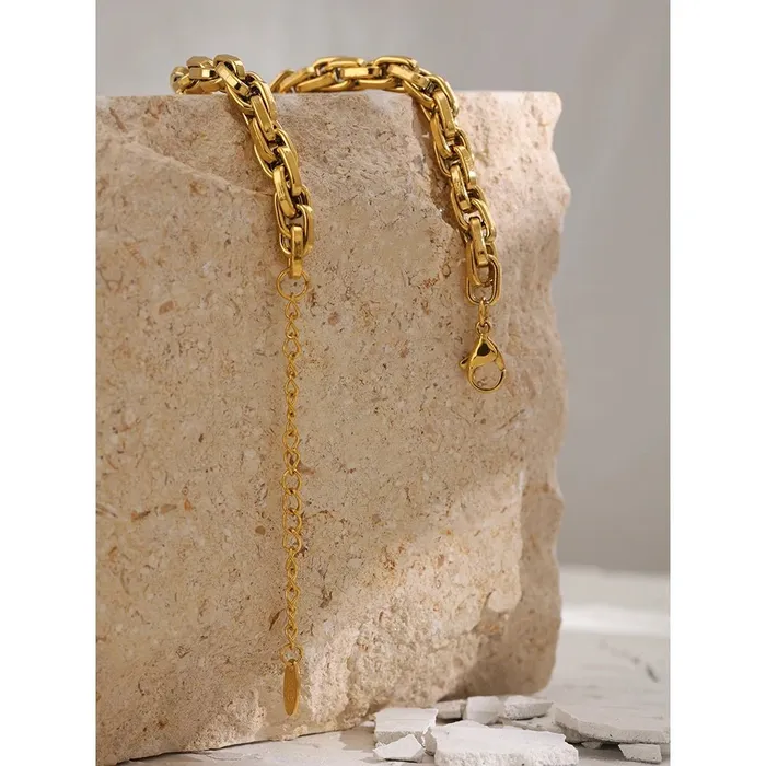 Gold Rolo Chain Bracelet Mabel Love Co Bracelets