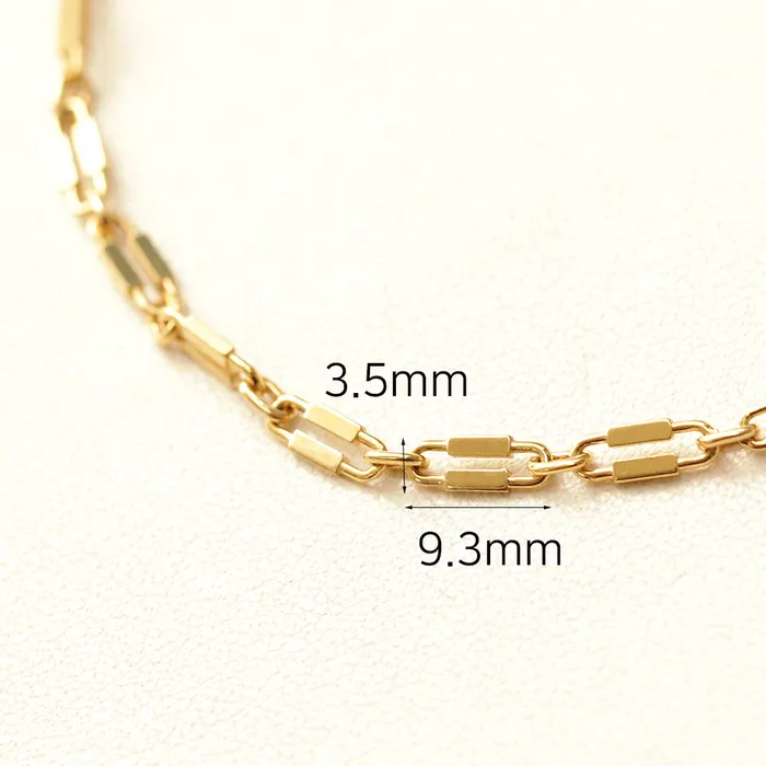 MinimalBijoux Bracelets 14K Gold Clip Lock Chain Bracelet Anklet
