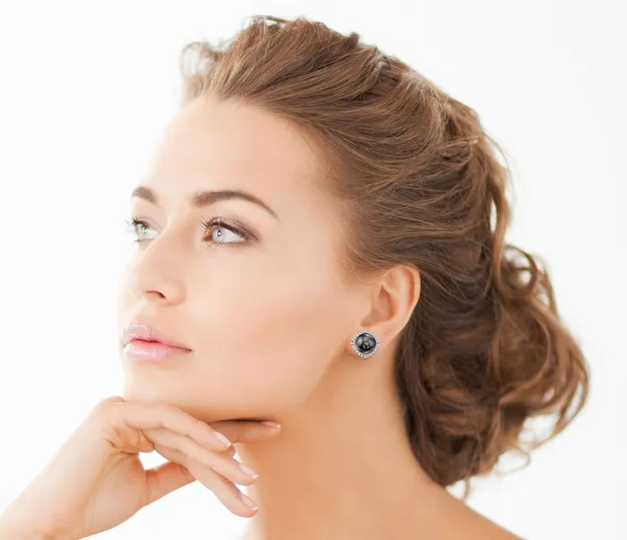 SPT Earrings Tahitian South Sea Pearl Diamond Ella Earrings