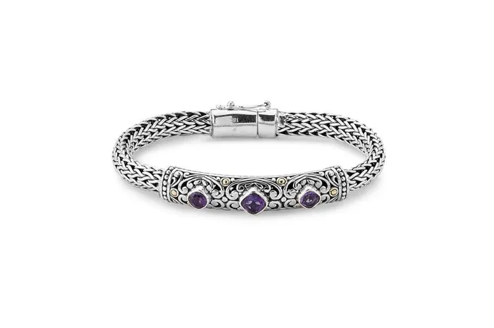 Trilang Bracelet Amethyst Samuel B Bracelets