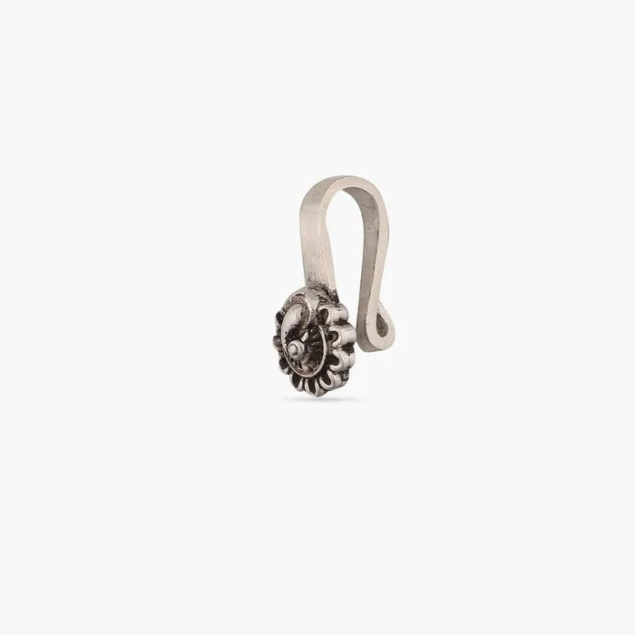 Akira Peacock Tribal Silver Nosepin SILVER Rings