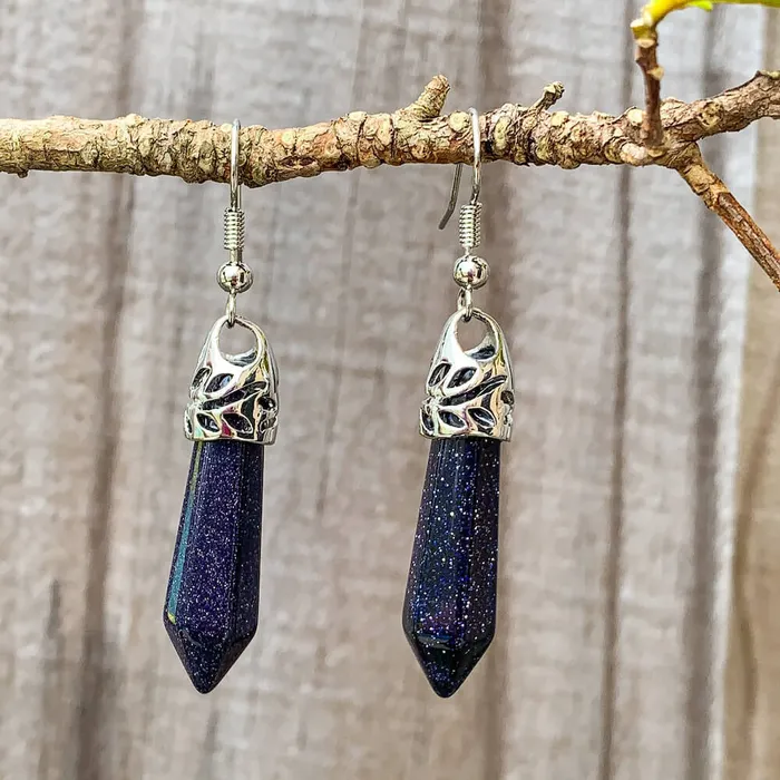 Natural Crystal Earrings Magic Crystals Earrings