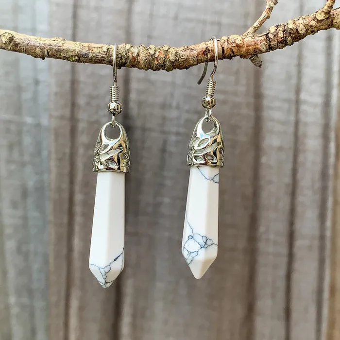 Natural Crystal Earrings Magic Crystals Earrings