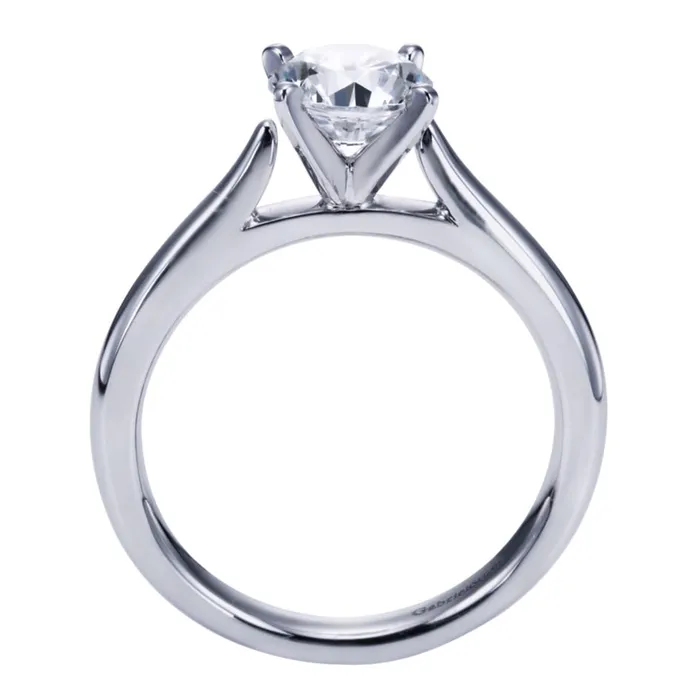 Rings International Diamond Center Gabriel Bridal Collection White Gold Solitaire Engagement Ring Rings International Diamond Center Gabriel Bridal Collection White Gold Solitaire Engagement Ring