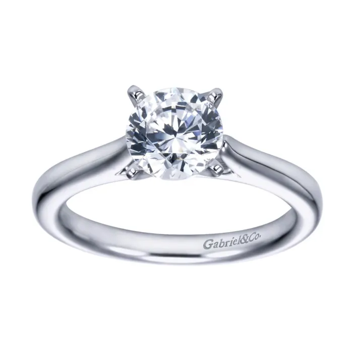 Rings International Diamond Center Gabriel Bridal Collection White Gold Solitaire Engagement Ring Rings International Diamond Center Gabriel Bridal Collection White Gold Solitaire Engagement Ring