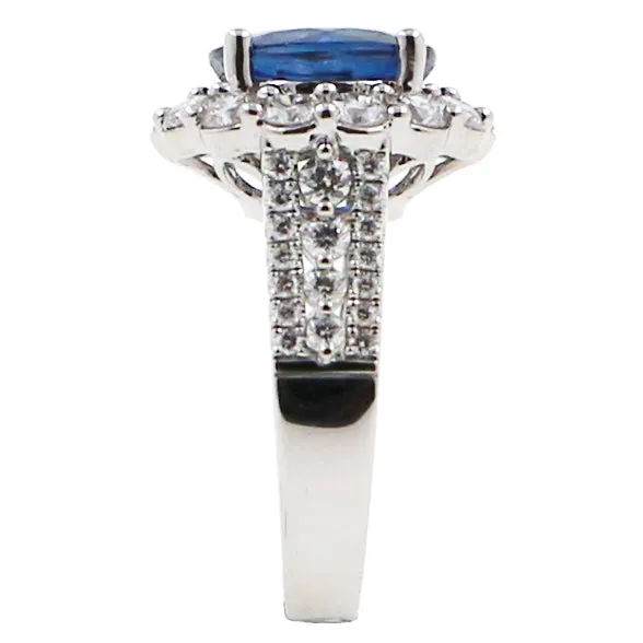 Shop IDC estore Rings Sapphire and Diamond Fashion Ring