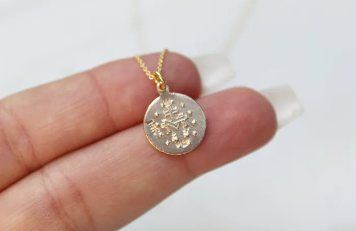 TheLittleCatholic Necklaces 14k Gold Round Miraculous Medal Necklace
