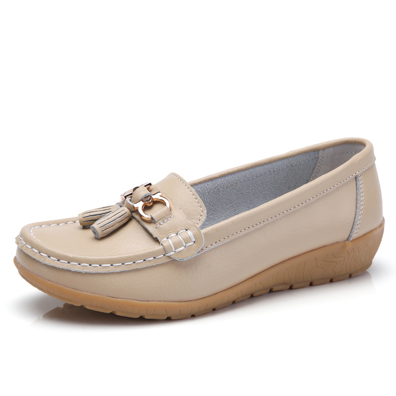 Mocassins Femme Beige   | Mocassins Chaussures Femme