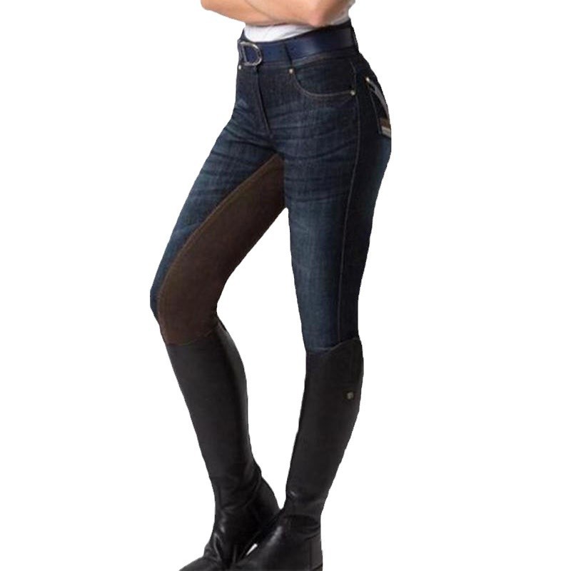 Pantalon D´Équitation Shona Full Femme Bleu Marine / Denim   | Joggings & Ensembles Détente Bas Femme