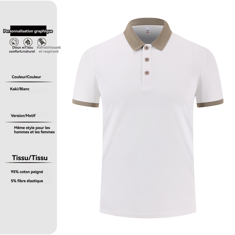 Polo Bicolore Pour Femme   | Polos Hauts Femme